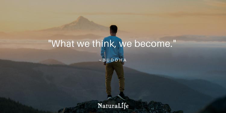 what we think we become, and inspirational quote