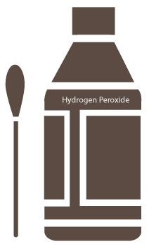 hydrogen peroxide treatment for clogged ears